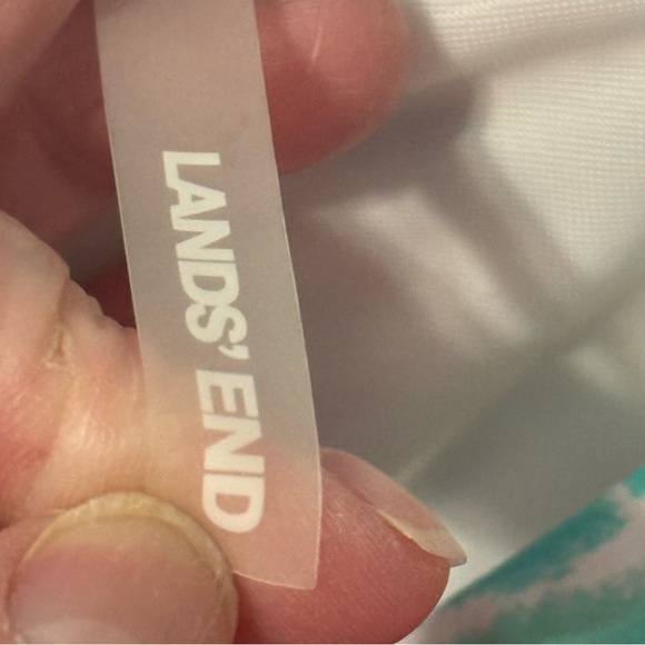 Lands' End Multicolor Striped Swim Tank Top Tankini bathing suit top - Picture 3 of 8